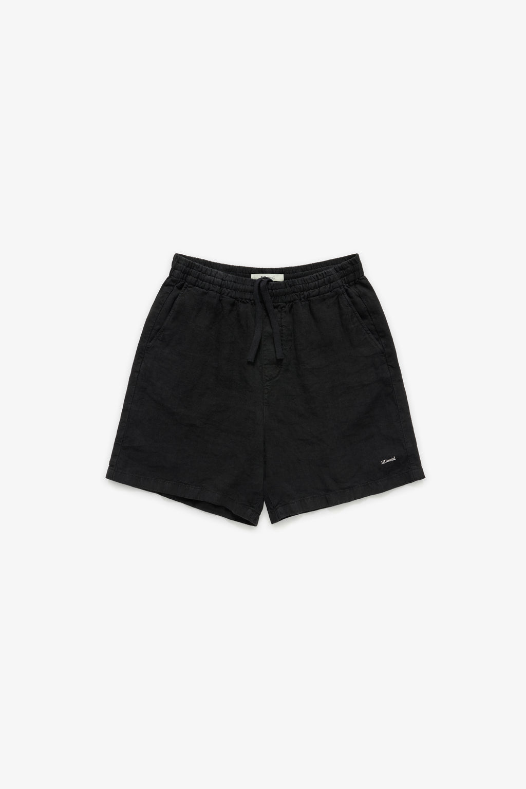 Logo Weekend Linen Short - Black