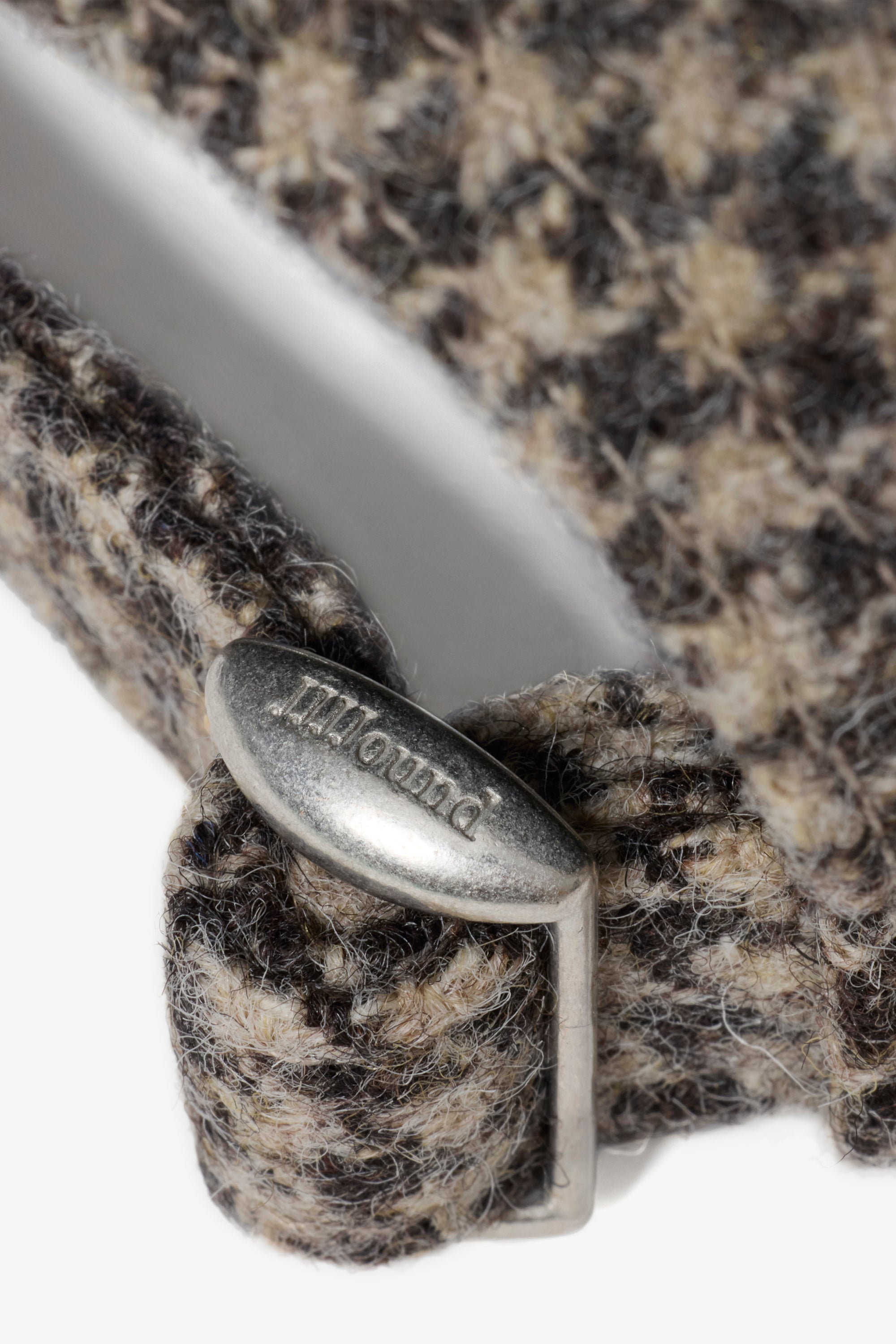 Weekend Wool Cap - Brown Houndstooth