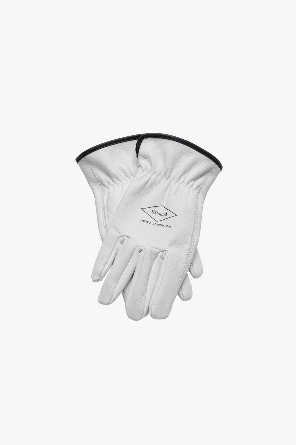 Leather Work Gloves - White