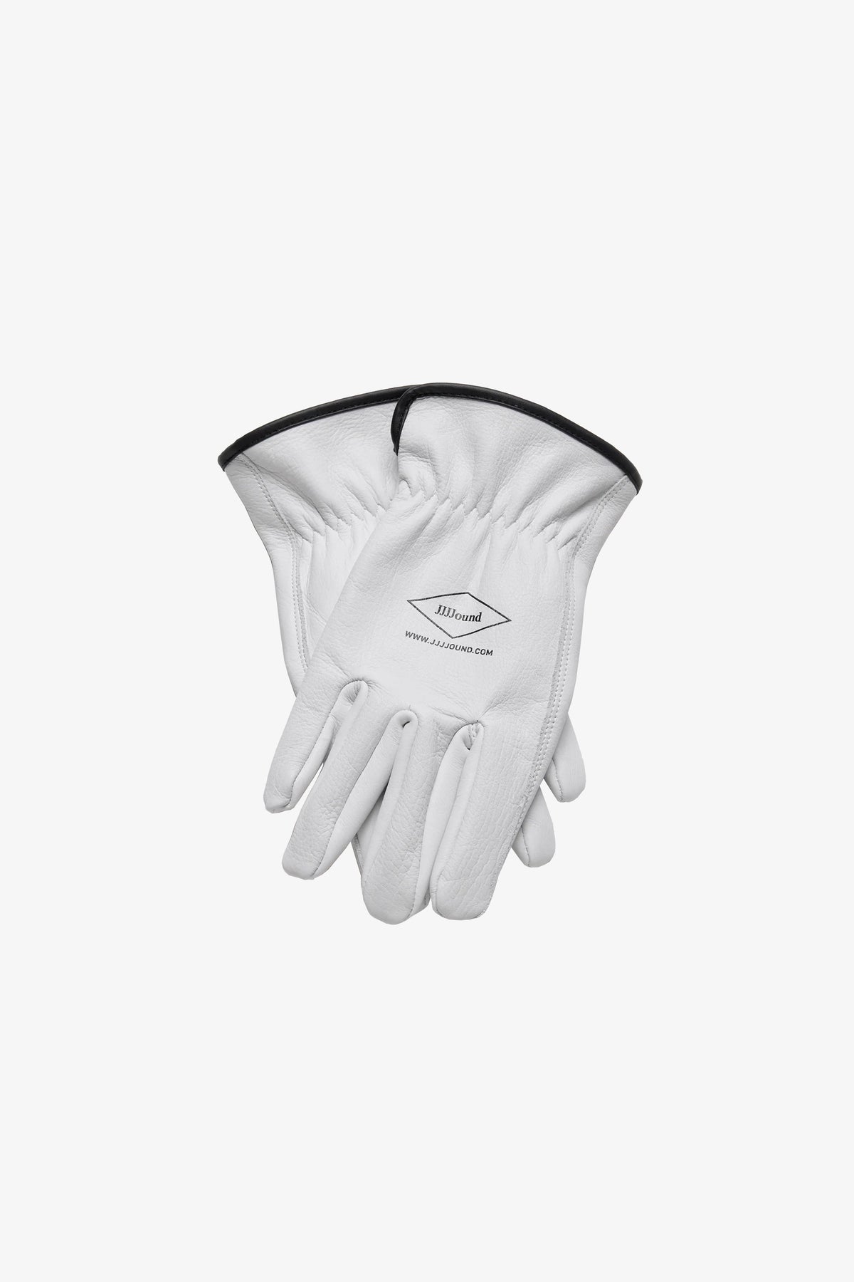 Leather Work Gloves - White