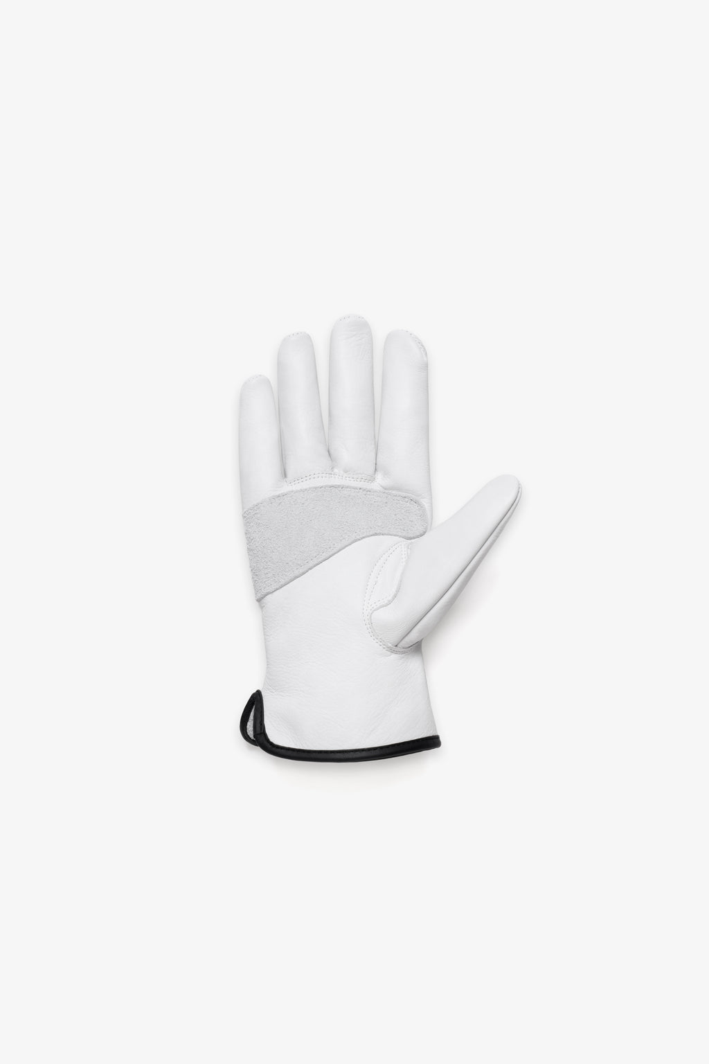 Leather Work Gloves - White