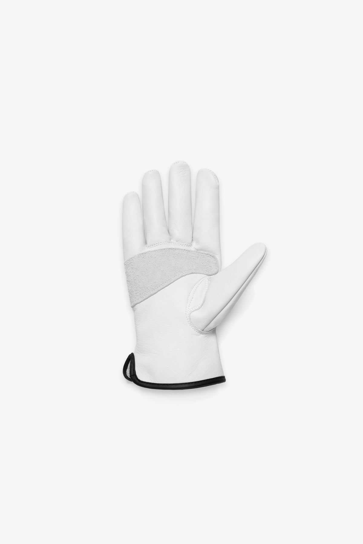 Leather Work Gloves - White
