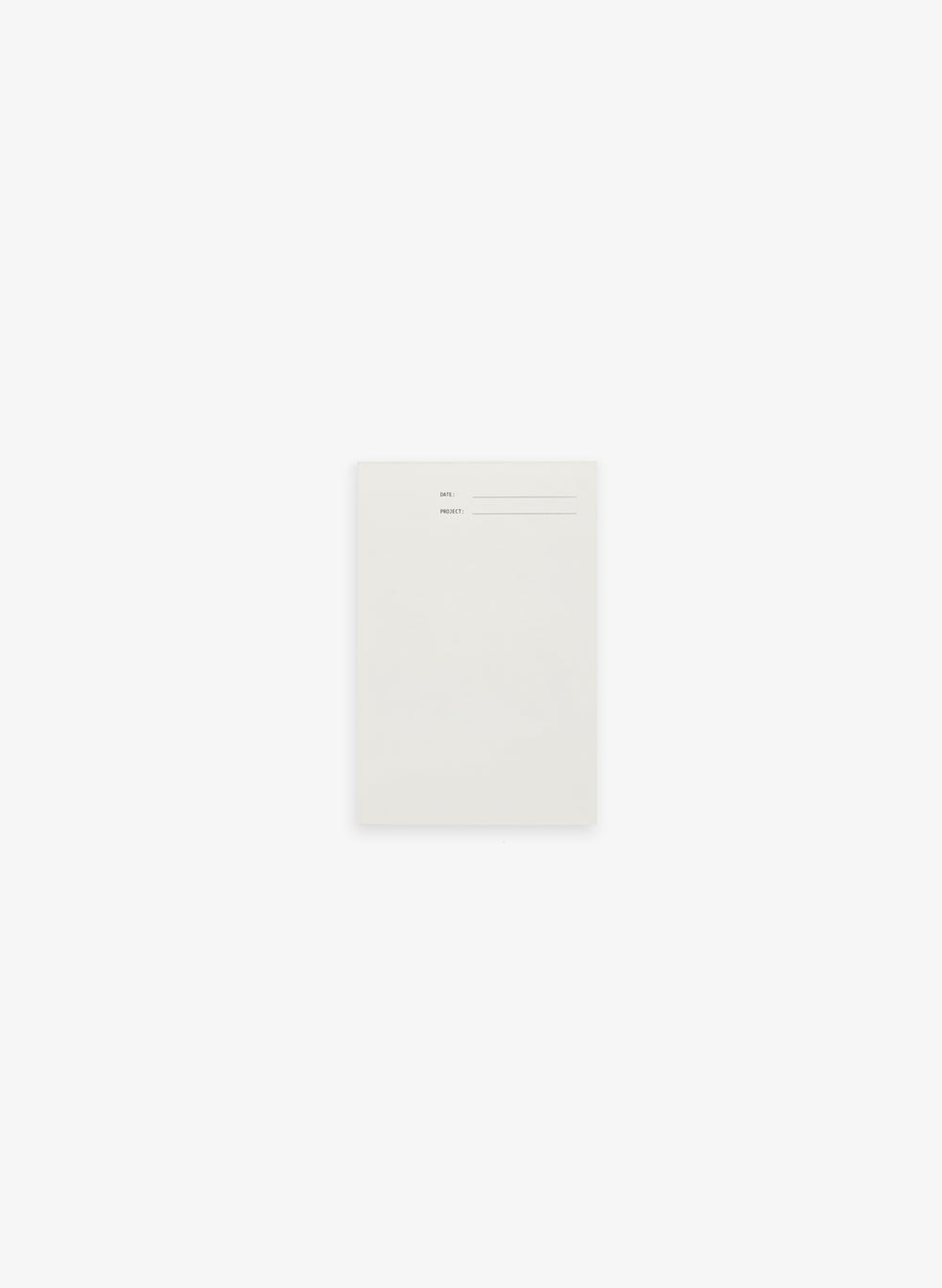 Blank Notepad 4 x 6 - Natural