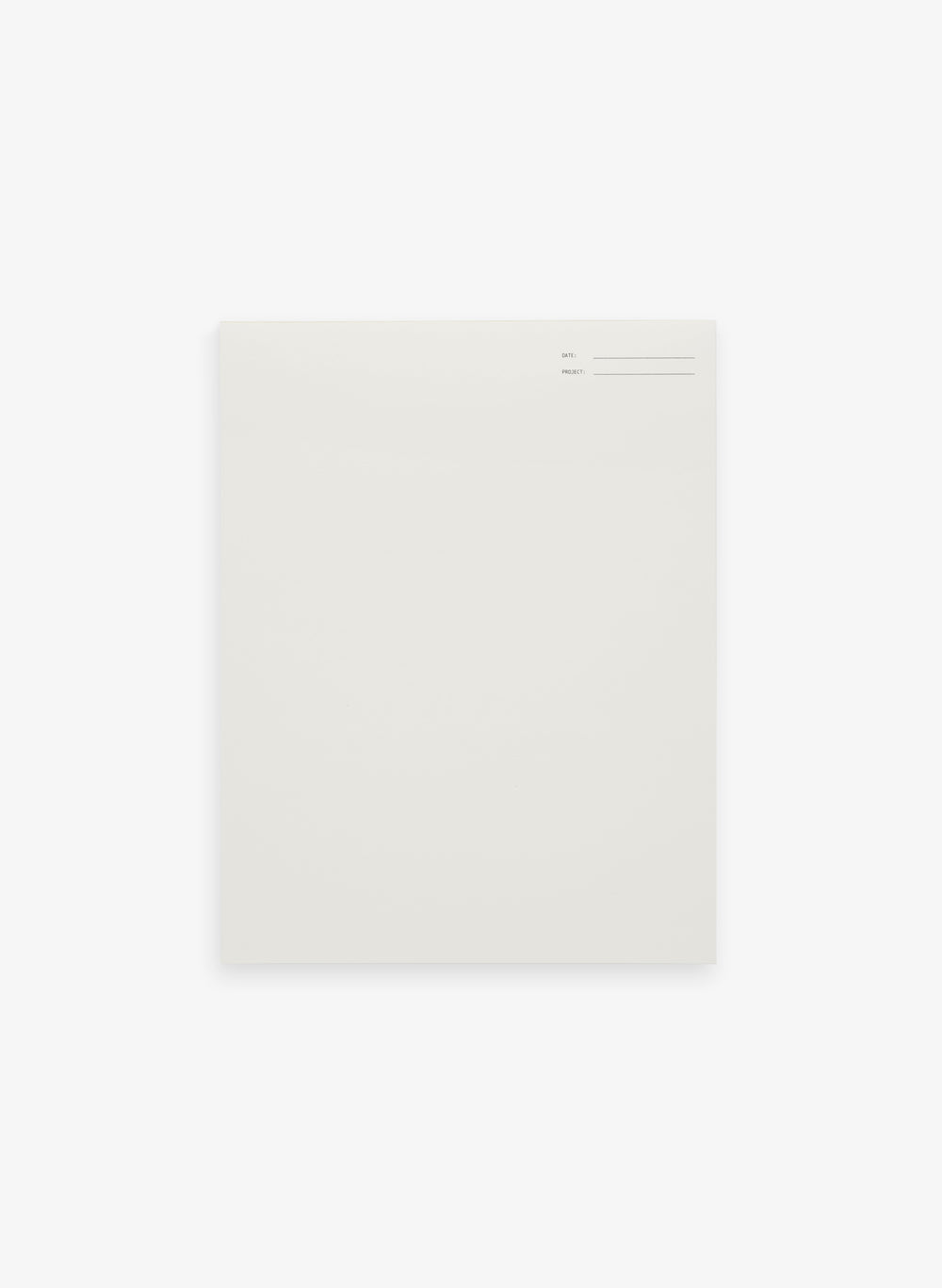 Blank Notepad 8.5 x 11 - Natural