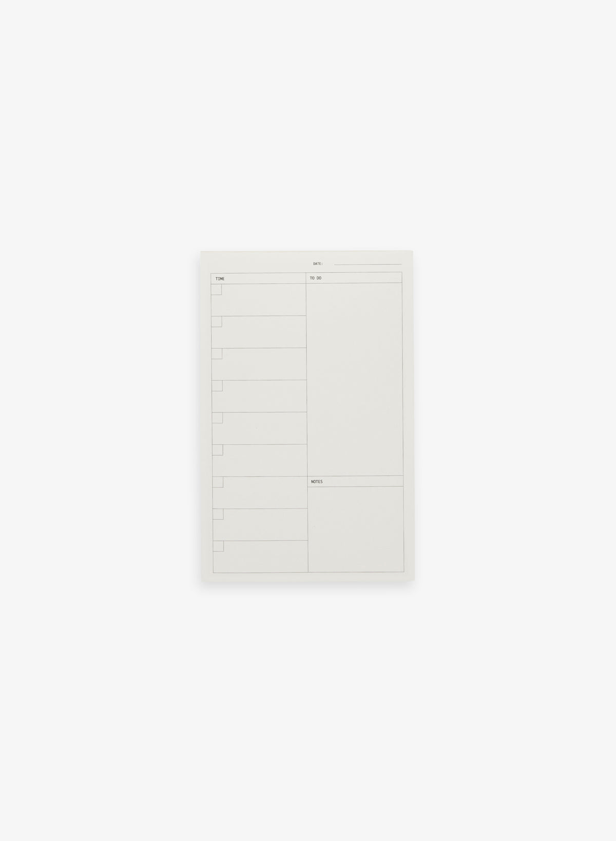 Daily Planner 5.5 x 8.5 - Natural