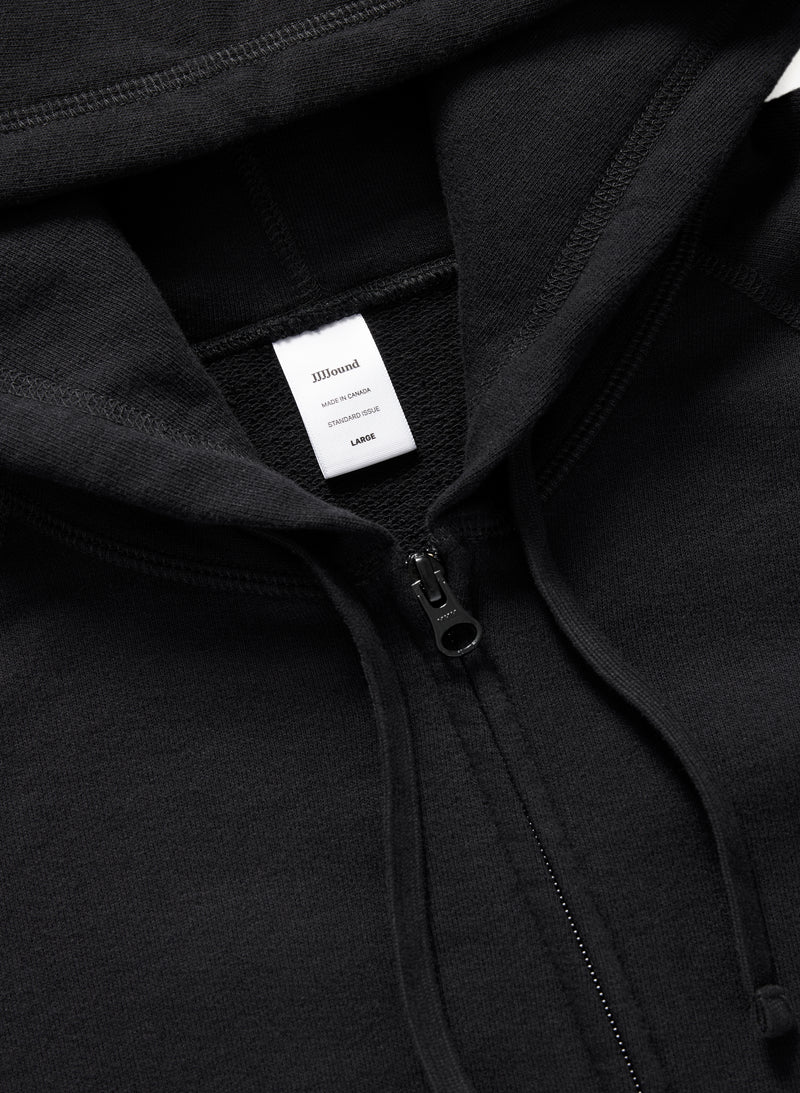 J70 Hoodie Zip - Black French Terry – JJJJound