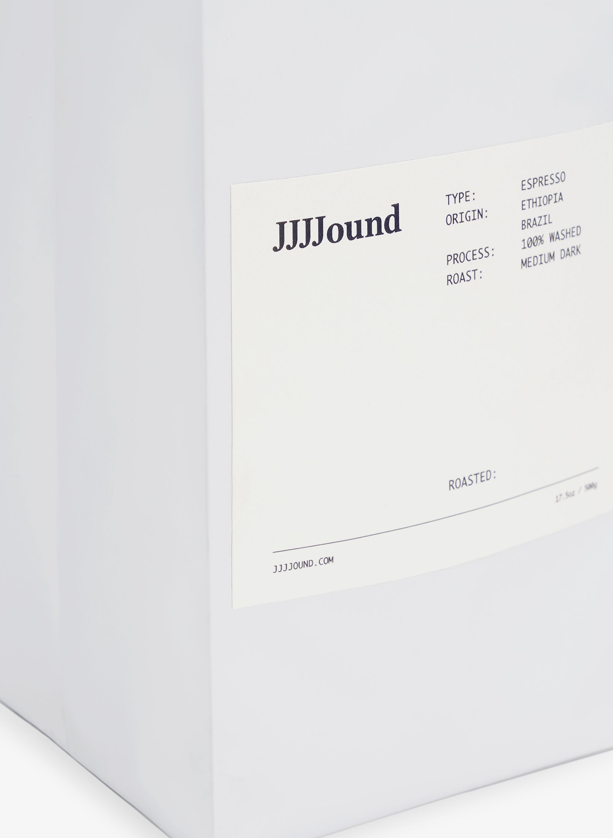JJJJound Coffee - Montreal Roast